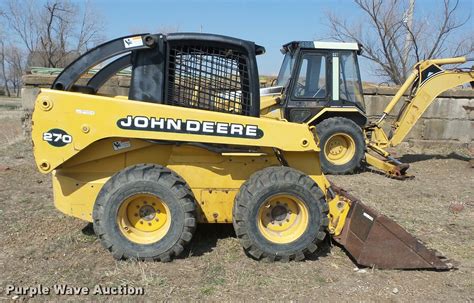 2000 john deere 270 rubber tired skid steer|270 john deere skid steer.